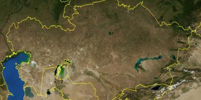 Kartes Kazahstānas topogrāfiskās